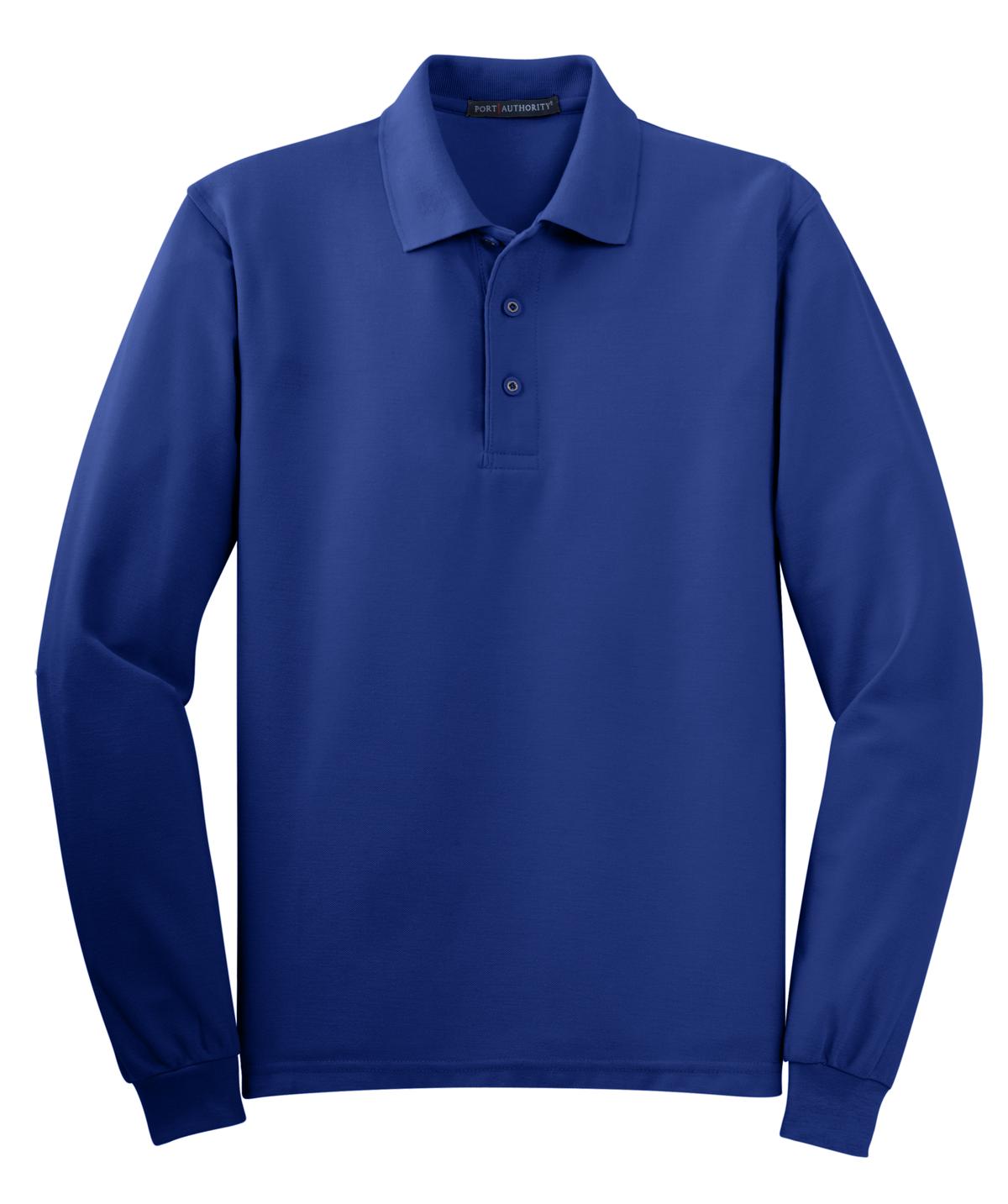 Port Authority Silk Touch Long Sleeve Polo