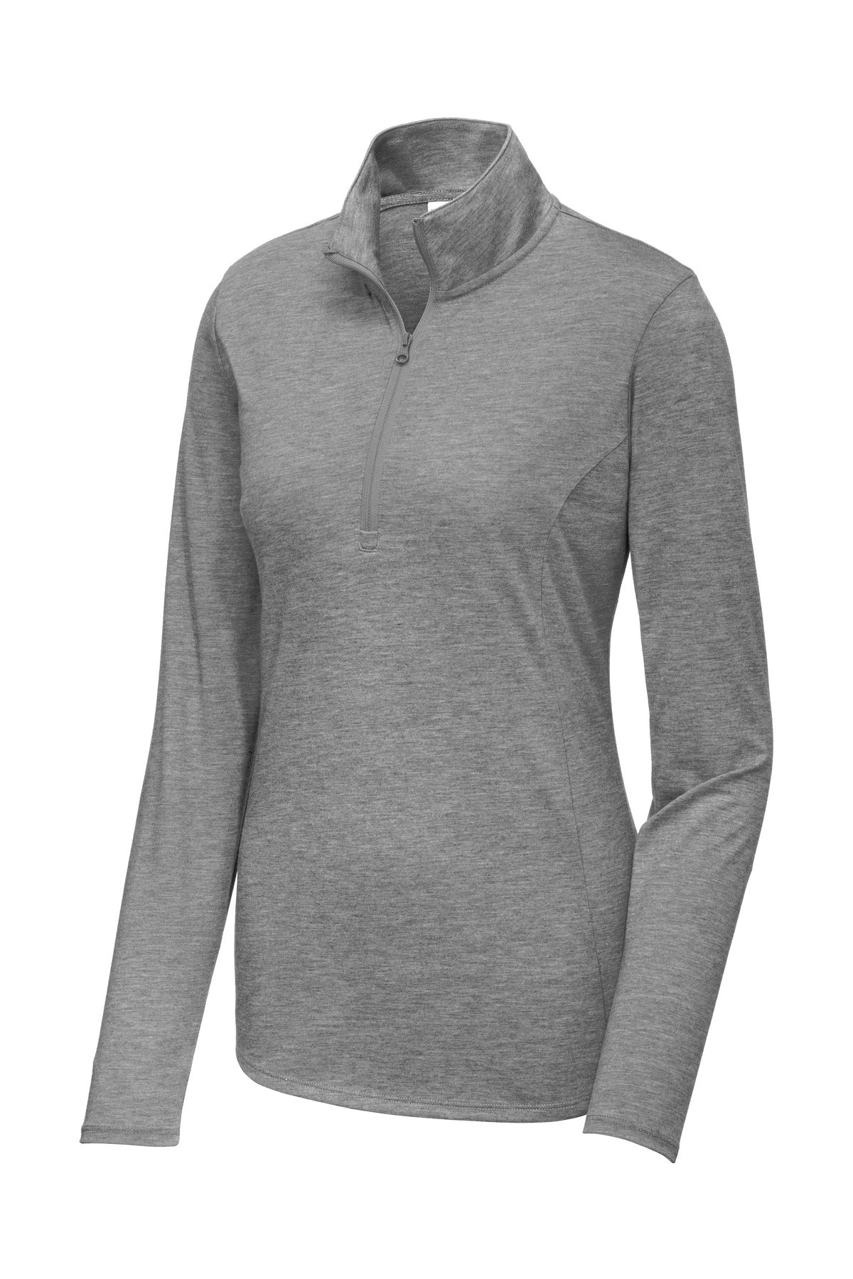 Sport-Tek Women's PosiCharge Tri-Blend Wicking 1/4-Zip Pullover