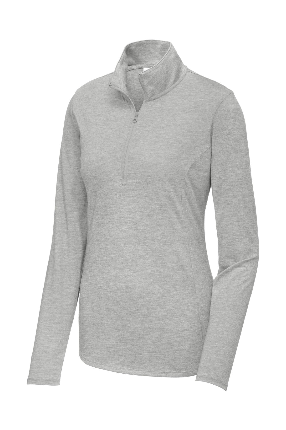 Sport-Tek Women's PosiCharge Tri-Blend Wicking 1/4-Zip Pullover