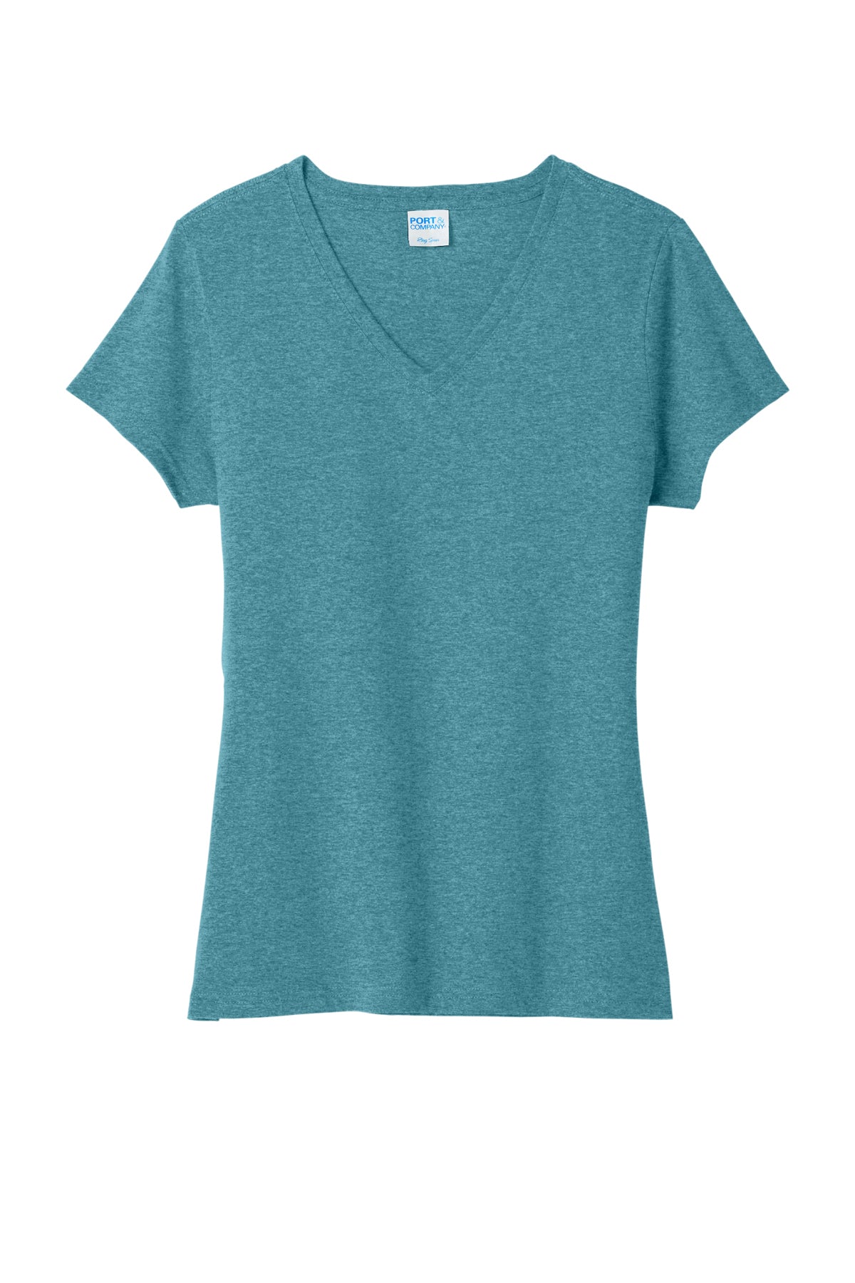 Port & Co Women's Tri-Blend V-Neck Tee