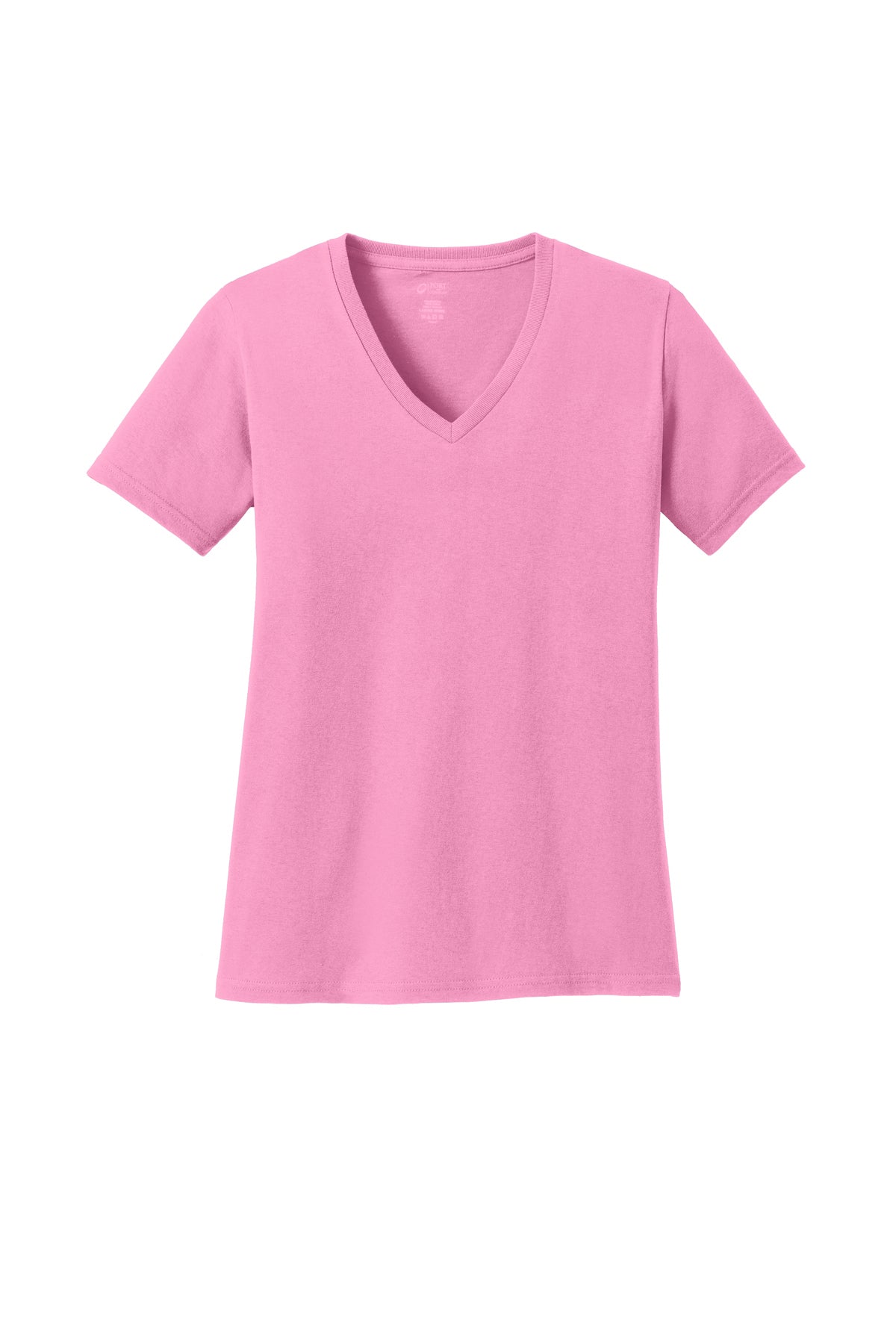 Port & Co Women's Core Cotton V-Neck Tee