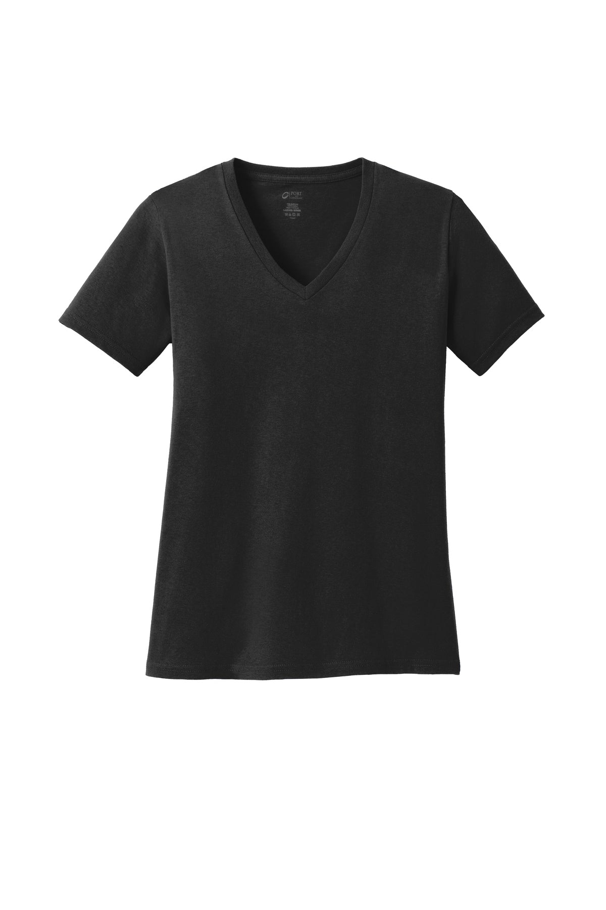 Port & Co Women's Core Cotton V-Neck Tee