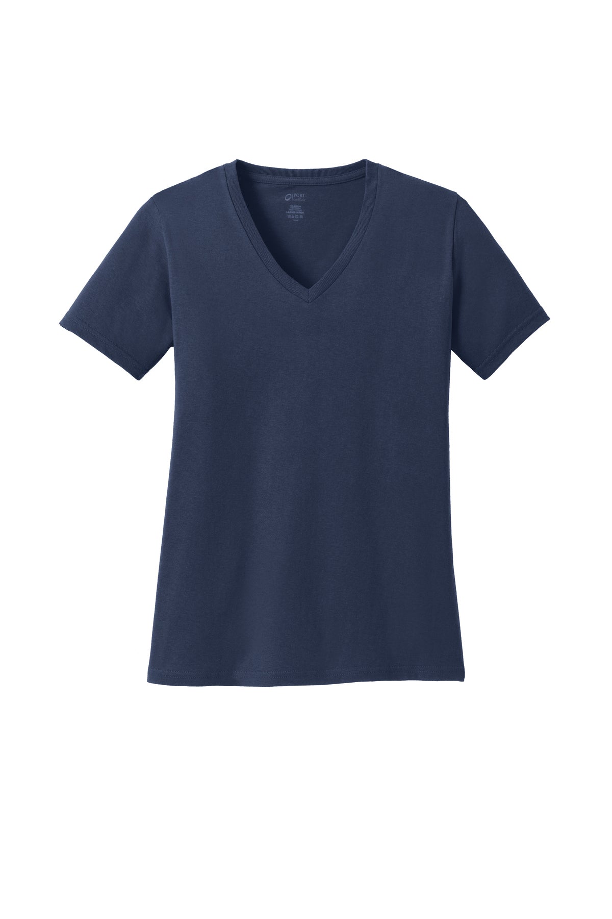 Port & Co Women's Core Cotton V-Neck Tee
