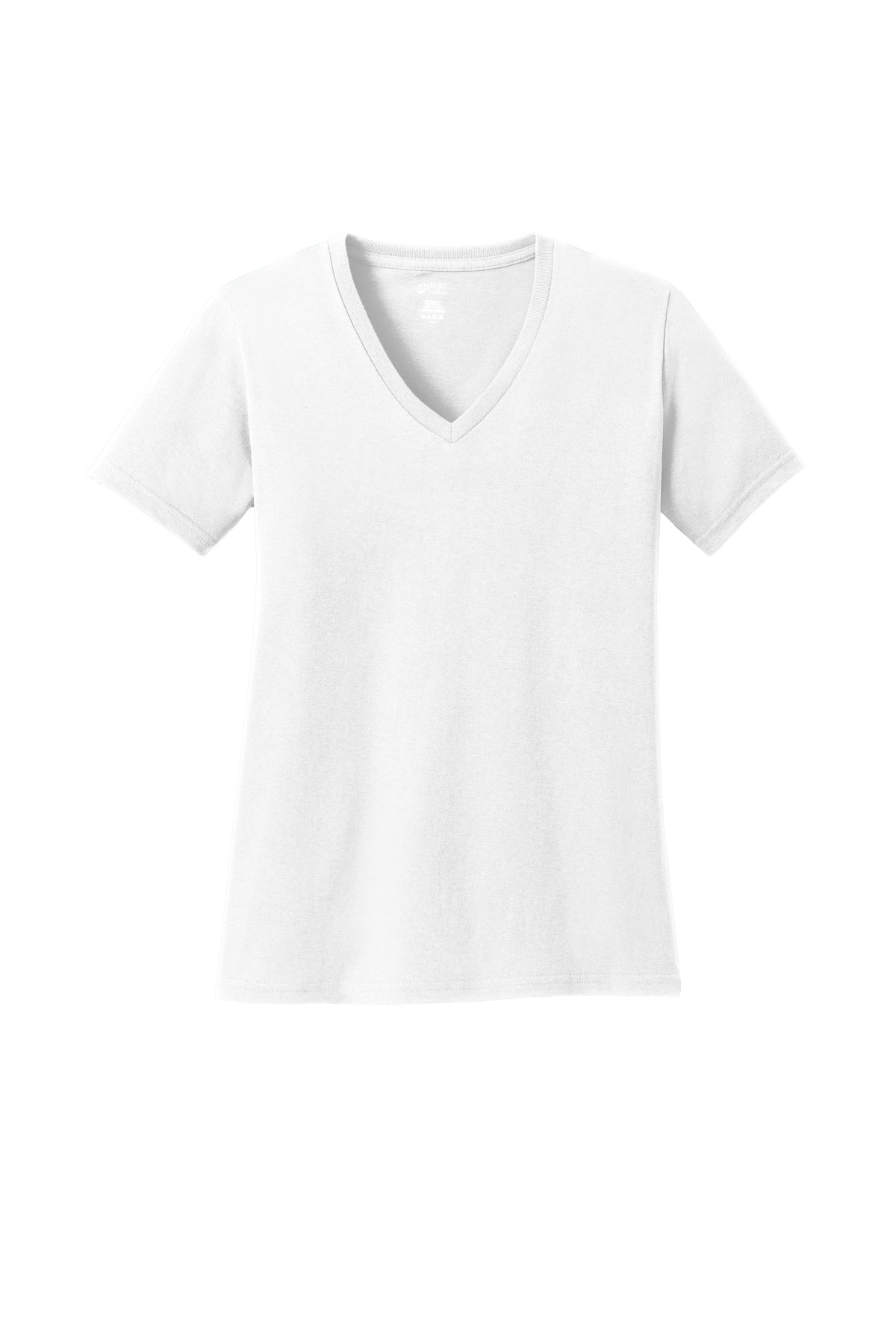 Port & Co Women's Core Cotton V-Neck Tee