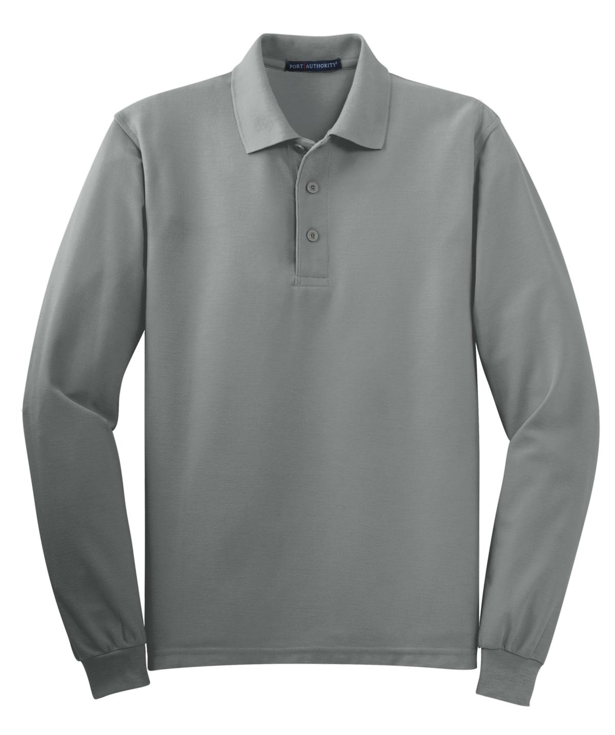 Port Authority Silk Touch Long Sleeve Polo