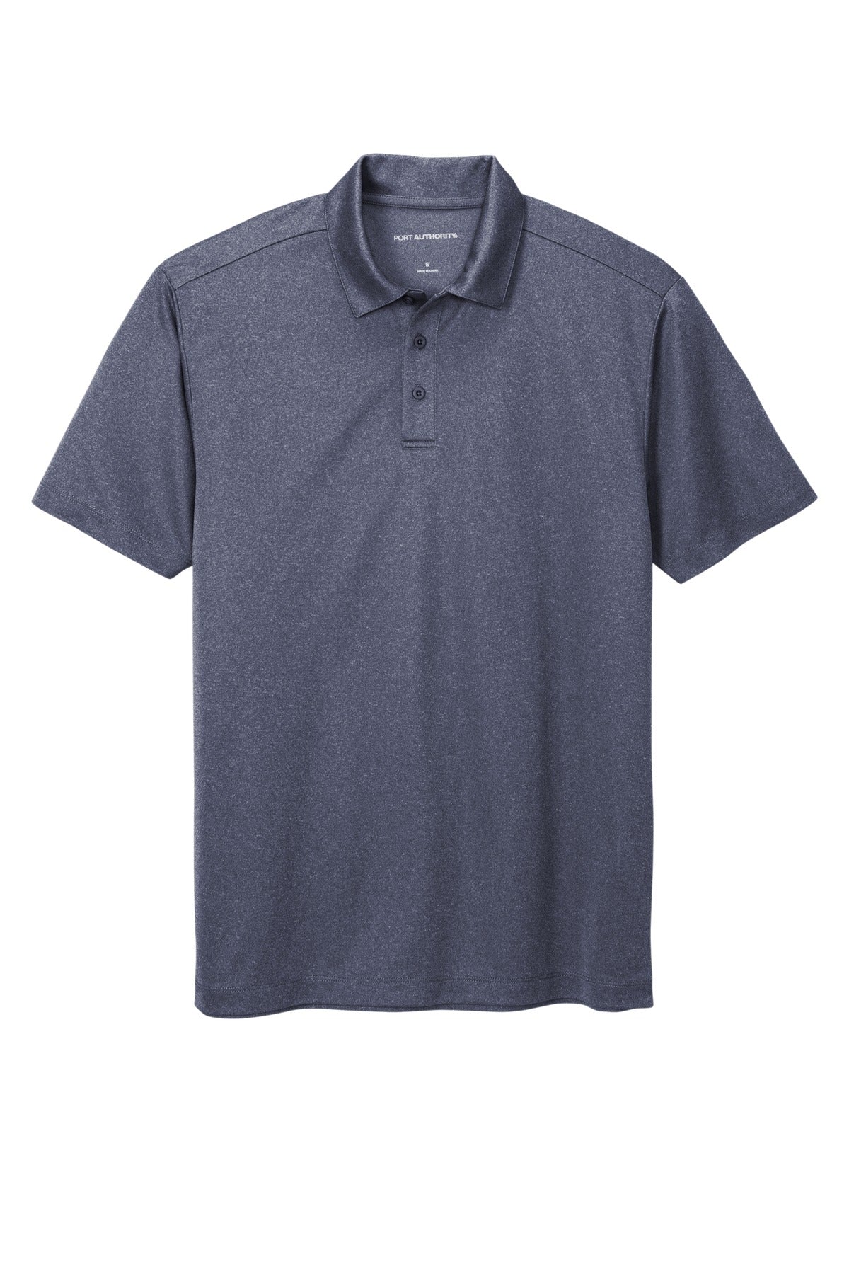 Port Authority  Heathered Silk Touch  Performance Polo