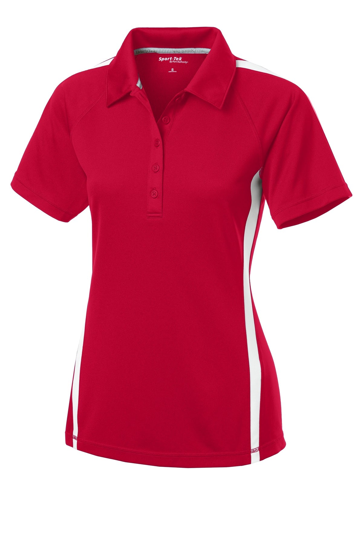 Sport-Tek Women's PosiCharge Micro-Mesh Colorblock Polo